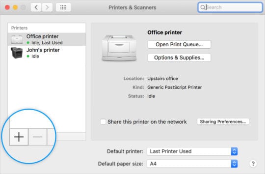 generic canon printer driver for mac